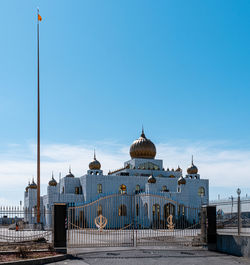 View of building against blue sky