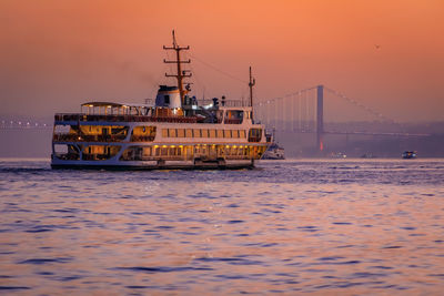 Boat in sea