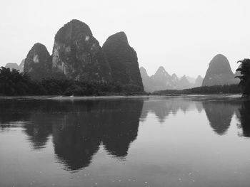 Scenic view of lake