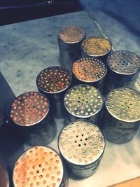 Full frame shot of objects