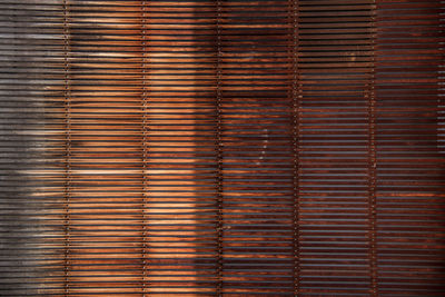 Full frame shot of wooden wall