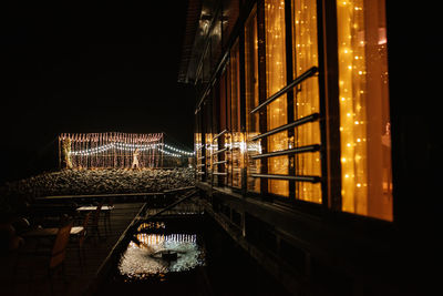 Illuminated bridge