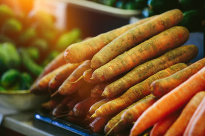 Carrots at farmers' market