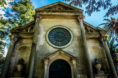 Low angle view of church