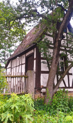 Built structure with trees in background