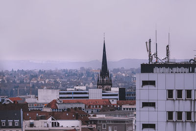 View of buildings in city