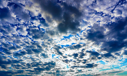 Low angle view of clouds in sky