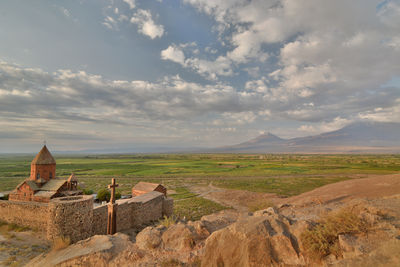 Khor virap monastery. pokr vedi. armenia