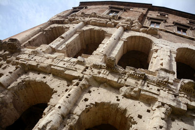 Low angle view of old building