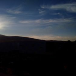 Scenic view of landscape against cloudy sky