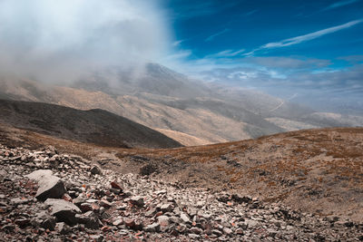 Scenic view of landscape against sky