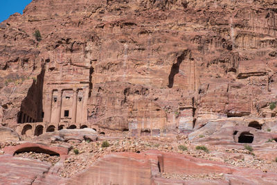 Old ruins at petra