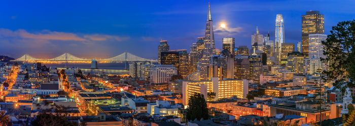 High angle view of cityscape against sky