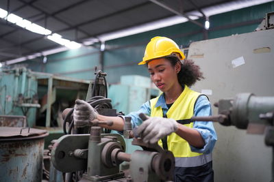 Man working in factory