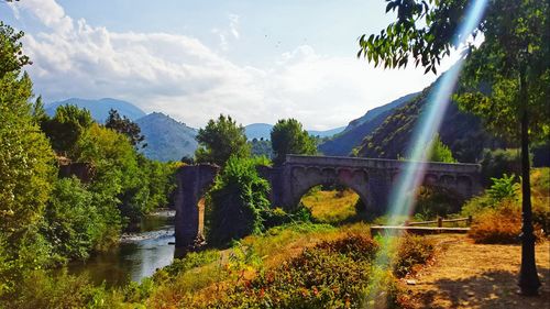 Bridge over river