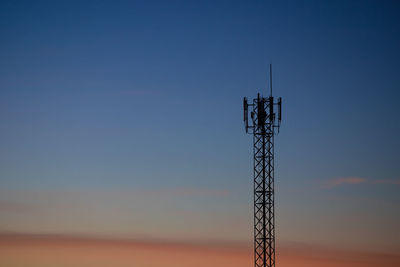 Tower in the sunset