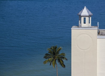 Close-up of blue sea against sky