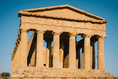 Low angle view of historical building