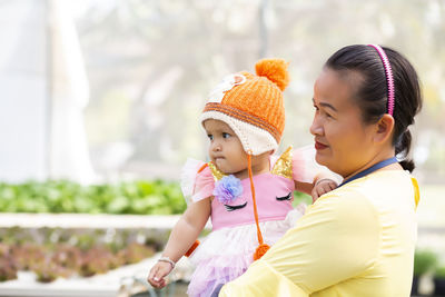 Mother and girl