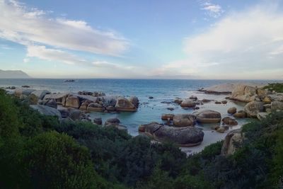 Panoramic view of sea against sky