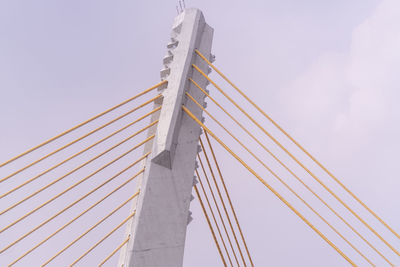 Low angle view of bridge against sky