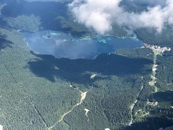 Aerial view of landscape