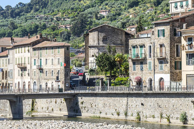 The caratheristic houses of dolceacqua