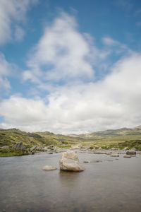 Scenic view of landscape against sky