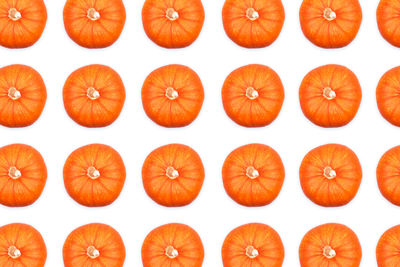 Full frame shot of orange fruits