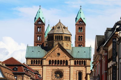 Low angle view of cathedral against sky