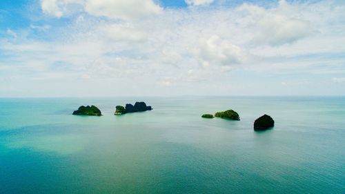 Scenic view of calm sea