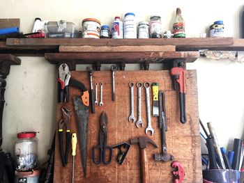 Various tools at workshop
