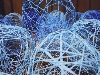 Close-up of fishing net