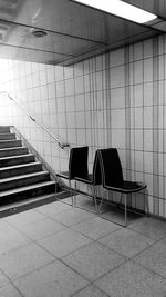 Staircase in corridor