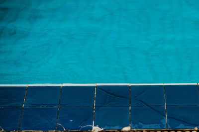 High angle view of swimming pool