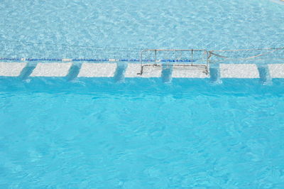 High angle view of swimming pool