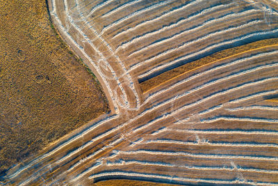 Full frame shot of rocks on land