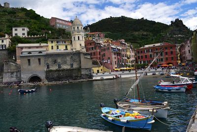 Boats in canal