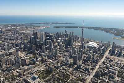 Toronto from the north of university avenue