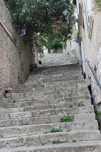 Stairs leading to built structure