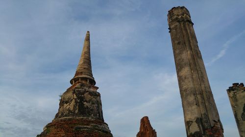 Low angle view of temple