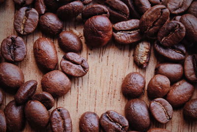 Full frame shot of coffee beans