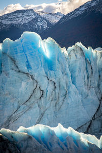 Scenic view of snowcapped mountains