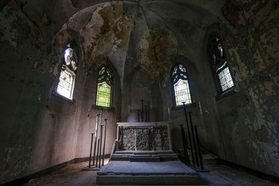 Corridor of old building