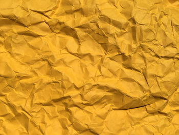 Full frame shot of yellow paper