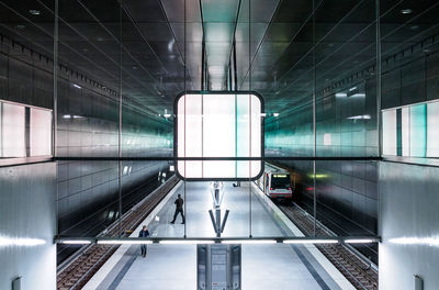 Interior of modern building