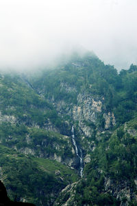 High angle view of landscape against sky