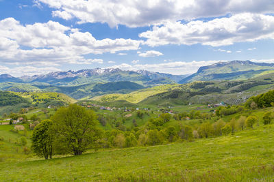 Scenic view of landscape against sky