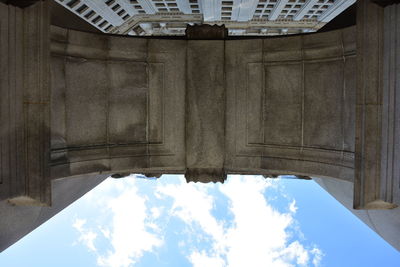 Low angle view of building against sky