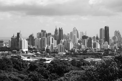 Cityscape against sky